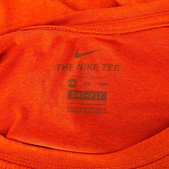 Denver Bronco's Football Orange Dri-Fit Authentic Collection Logo Shirt XL - Picture 4 of 5